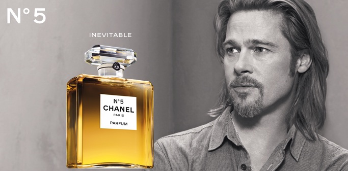 Inevitable: Chanel No. 5 & Brad Pitt