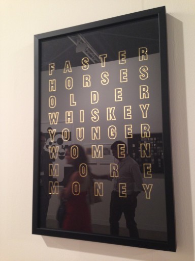 Vincent Szarek's "The Meaning of Life" 2012, Courtesy of Bass Museum of Art