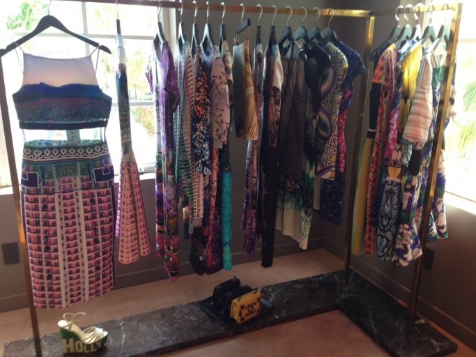 Mary Katrantzou display at the boutique at The Webster Hotel, Photograph by Sarah Granetz