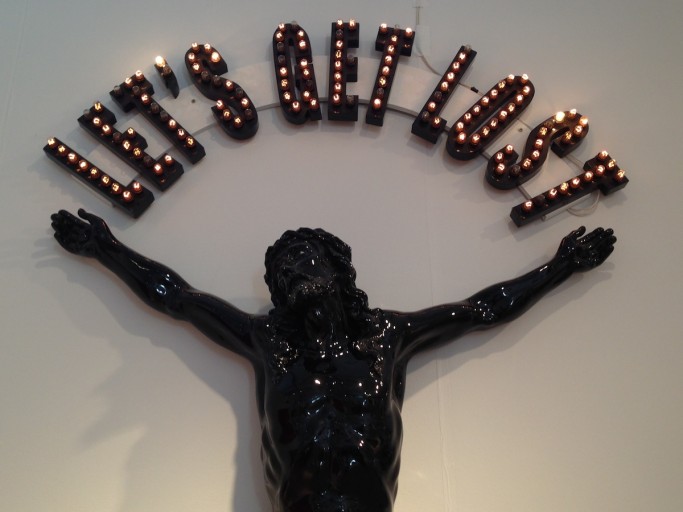 Carlos Aires's "Let's Get Lost" 2011, at SCOPE Miami Beach, Photograph by Sarah Granetz
