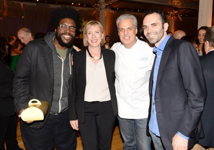 Questlove, Jilly Stephens, Eric Ripert, and Dominique Ansel, Photo Courtesy of City Harvest
