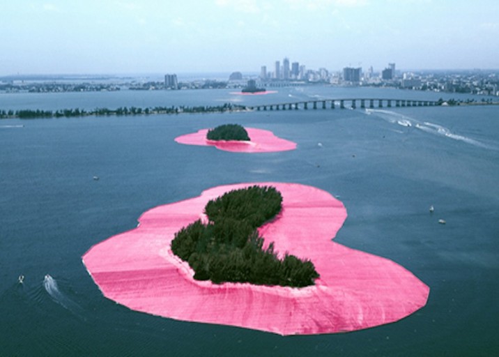 "Surrounded Islands" by Christo Vladimirov Javacheff in Miami, Florida 1980-83 