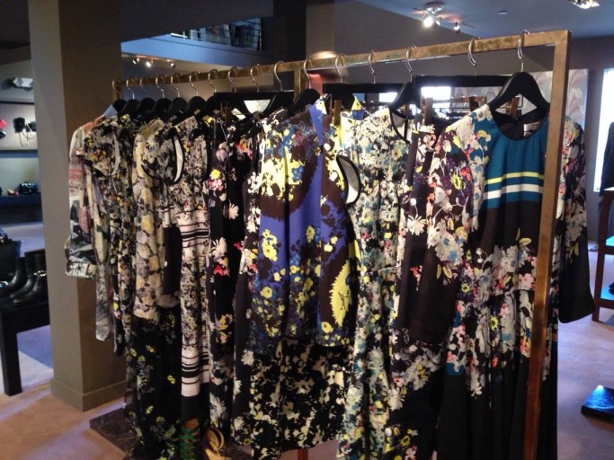 Erdem Clothing at the boutique at The Webster Hotel, Photograph by Sarah Granetz