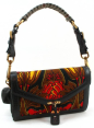 F/W '03 - Printed canvas and leather small clutch bag, $1,895
