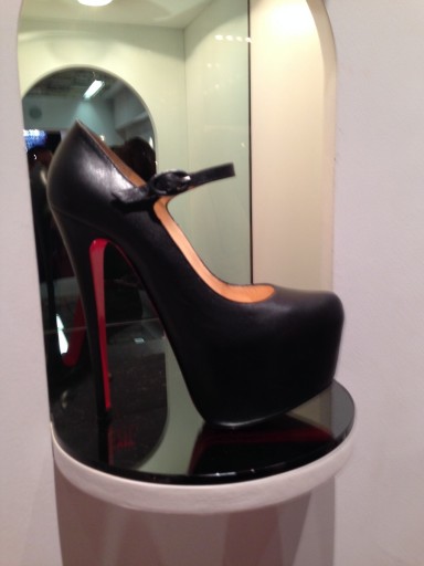 Christian Louboutin shoe at the event, Photograph by Sarah Granetz
