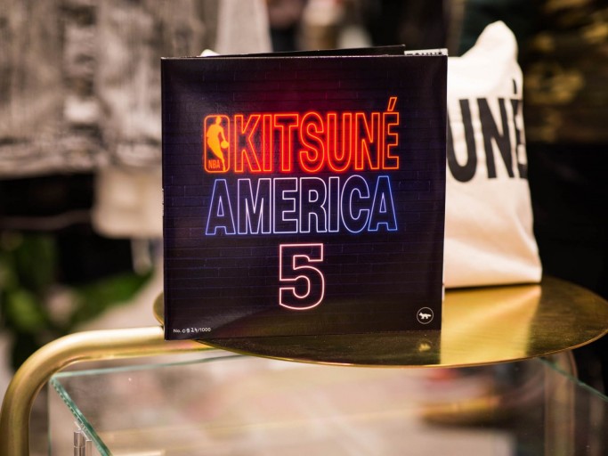"Kitsuné America 5, NBA Edition" Vinyl. Photo: Ryosuke Miyai.