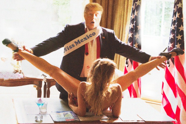 Donald Trump with Miss Mexico, Alison Jackson. The Untitled Space.