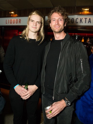 Andrei Korchagin & Johannes Quodt of Koio Collective at the recent Blue Scorpion Anniversary Party at the Mailroom.