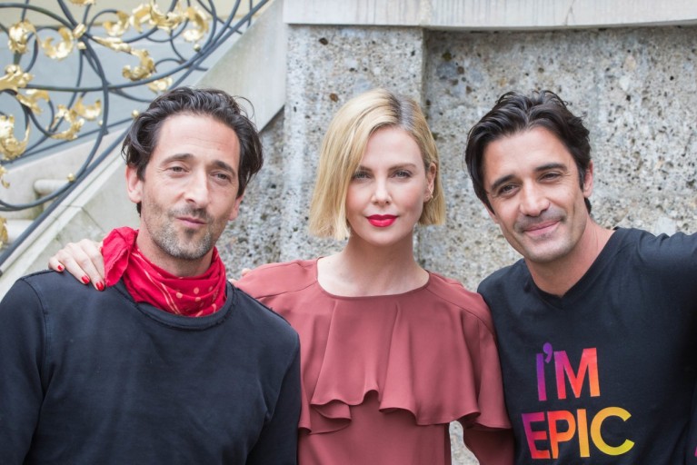 Adrian Brody (Left), Charlize Theron (Middle), Gilles Marini (Right)
