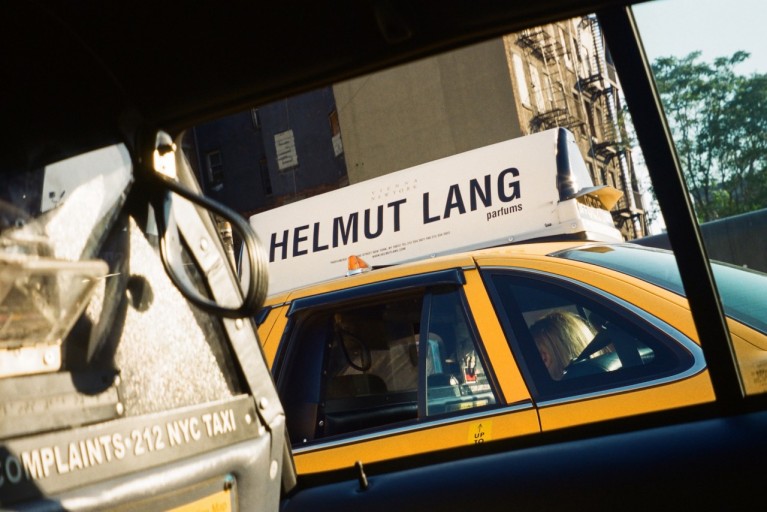 Helmut Lang Taxi Cab photographed by Iain R. Webb, 2000.